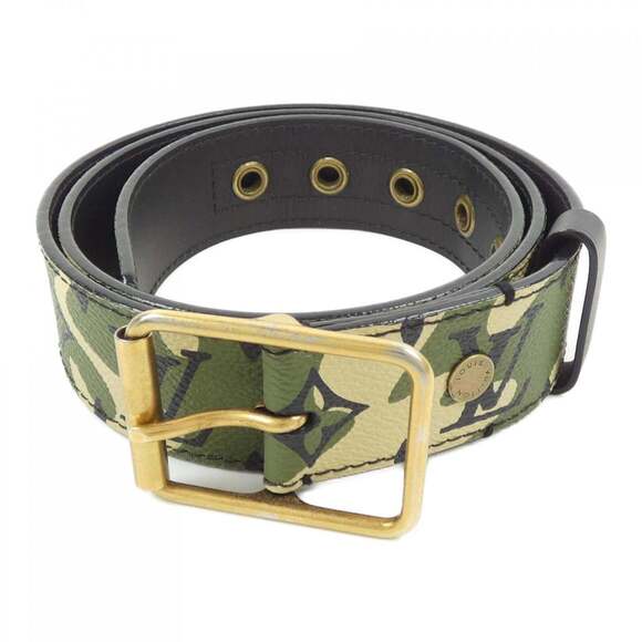 Louis Vuitton Monogrammed 35mm Santur belt by Takashi Murakami M9646